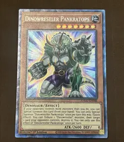Yugioh Dinowrestler Pankratops Collector Rare Lot Souleating Oviraptor Conductor - Image 2