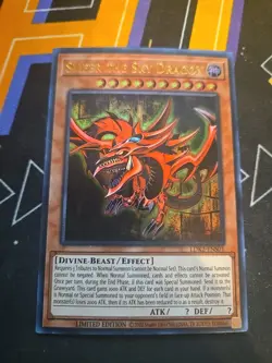 Slifer the Sky Dragon Ultra Rare NM Legendary Decks ll LDK2-ENS01 Yu-Gi-Oh! - Image 1