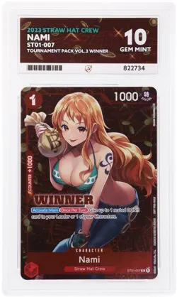 Nami ST01-007 C WINNER vol 3 Promo ACE 10 PERFECT SUB GRADES ENGLISH One Piece - Image 3