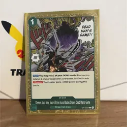 #OP12-037 Demon Aura Nine Sword Style Asura Blades Drawn Dead Man's Game Foil - Image 1