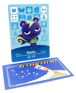 Animal Crossing Nintendo Amiibo - STATIC #362 - Series 4 Authentic Card - Image 1