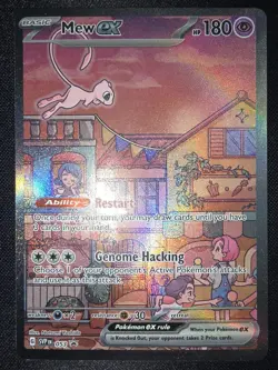 Pokemon Mew EX Scarlet & Violet Promo Full Art Holo Card 053 180HP Psychic #1 - Image 1