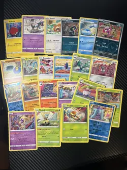 Pokemon Card Lot From Illustrator Tomokazu Komiya (10 Unique Cards) - Image 1