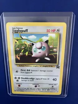 Jigglypuff Black Star Promo Card #7 Wizards 2000 English Vintage Pokemon - Image 1