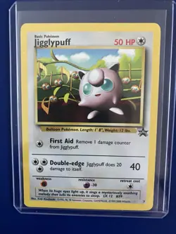 Jigglypuff Black Star Promo Card #7 Wizards 2000 English Vintage Pokemon - Image 2