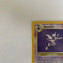 Haunter 6/62 Fossil Holo Rare 1999 Wizards Pokemon TCG Card English Vintage - Image 2