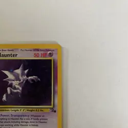 Haunter 6/62 Fossil Holo Rare 1999 Wizards Pokemon TCG Card English Vintage - Image 3
