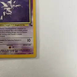 Haunter 6/62 Fossil Holo Rare 1999 Wizards Pokemon TCG Card English Vintage - Image 4