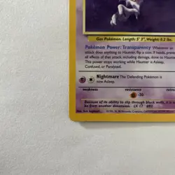 Haunter 6/62 Fossil Holo Rare 1999 Wizards Pokemon TCG Card English Vintage - Image 5