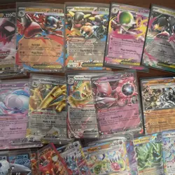 109 Pokemon Ex & V Card Lot English NM - Image 4