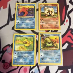 Pokemon Vintage Mixed Language Lot - 4 Cards - Image 1
