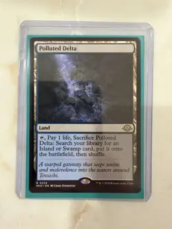 MTG Polluted Delta Land Rare Modern Horizons 3 Regular Card 224 - Image 1