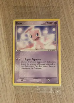 Mew EX Holon Phantoms 111/110 Secret Rare Pokemon Card Non-Holo - SEALED - Image 1