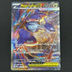 Pokemon TCG Mega Latias EX Card 181/132 Mega Evolution Sir Alt Art Card - Image 1