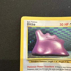 Pokemon TCG Ditto Holo 3/62 1999 Card Keiji Kinebuchi - Image 2