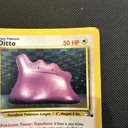 Pokemon TCG Ditto Holo 3/62 1999 Card Keiji Kinebuchi - Image 3