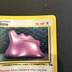 Pokemon TCG Ditto Holo 3/62 1999 Card Keiji Kinebuchi - Image 4