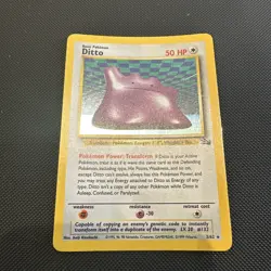 Pokemon TCG Ditto Holo 3/62 1999 Card Keiji Kinebuchi - Image 5