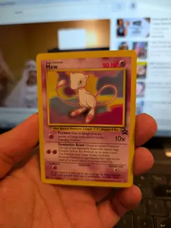 Mew #8 - Black Star Promo - Rare WoTC Pokemon Card - NM - Image 1