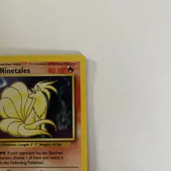Pokemon Ninetales Base Set 12/102 Holo 1999 WOTC TCG Card Vintage - Image 3