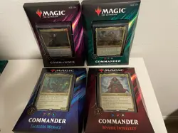 Magic the Gathering (MTG) 2019 Commander Set of 4 Decks - New/Factory Sealed - Image 1
