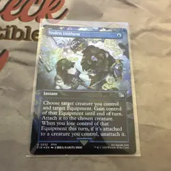 MTG Stolen Uniform (Borderless) Final Fantasy Foil #0332 - Image 2