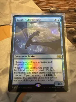 MTG Volatile Stormdrake Foil Modern Horizons 3 NM/M - Image 1