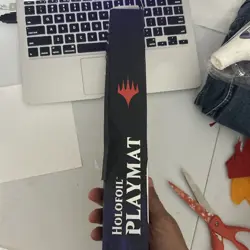 MtG "Ifrit VS Bahamut" Final Fantasy Holofoil Stitched Edge Playmat Ultra Pro - Image 5