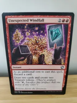 MTG ~ Unexpected Windfall ×1 ~ nMint ~ Ships NOW! - Image 1