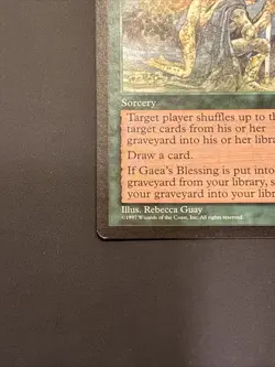 Gaea's Blessing Weatherlight 1997 Magic The Gathering MP - Image 4