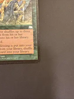 Gaea's Blessing Weatherlight 1997 Magic The Gathering MP - Image 5