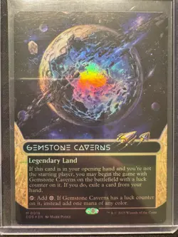 Gemstone Caverns (Borderless 16) - FOIL - EOS - NM - Image 1