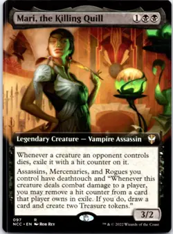 Mari, the Killing Quill (Extended Art) Commander: Streets of New Capenna, 97 NM - Image 1