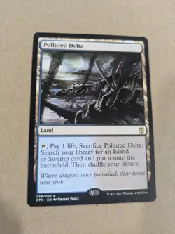 Polluted Delta - MTG - Khans of Tarkir - LP - Image 1