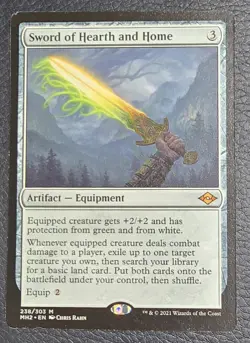 MTG Magic the Gathering Modern Horizons 2 NM Sword of Hearth and Home - Image 1