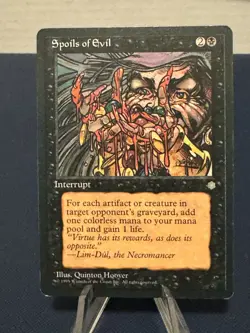 MTG - Magic The Gathering - Spoils Of Evil - Ice Age - NP/NM! - Image 1