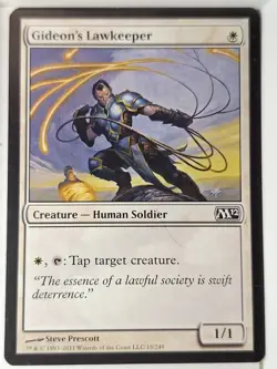 Gideon's Lawkeeper - Magic 2012 Core Set M12 - Magic the Gathering MTG Nice! - Image 1