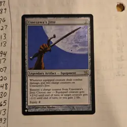 Umezawa's Jitte Saviors of Kamigawa Regular Artifact Equipment Wizards English - Image 1
