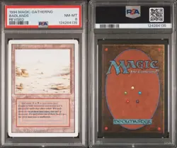 1994 MAGIC THE GATHERING MTG BADLANDS REVISED PSA 8 - Image 3