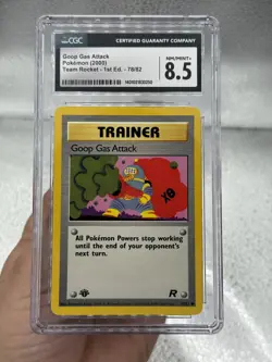 Pokemon - Team Rocket #78/82 Goop Gas Attack CGC 8.5 - FREE SHIPPING (US Only) - Image 1