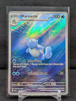 2023 Pokemon Scarlet & Violet SV 151 Mew En Wartortle Illustration Rare 171/165 - Image 1