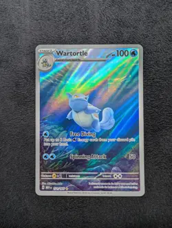 2023 Pokemon Scarlet & Violet SV 151 Mew En Wartortle Illustration Rare 171/165 - Image 2