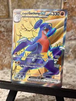 Pokemon TCG ~ Cynthia's Garchomp EX Black Star Promo [SV: Promo 204] NIM - Image 2