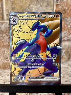 Pokemon TCG ~ Cynthia's Garchomp EX Black Star Promo [SV: Promo 204] NIM - Image 3
