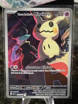 Pokemon TCG 238/217 Team Rocket's Mimikyu Ascended Heroes Illustration Rare NM - Image 1