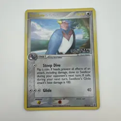 Pokemon TCG Swellow 32/113 Reverse Holo Rare Stamped EX Delta Species 2005 DMG - Image 1