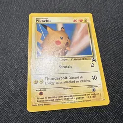 Pikachu #26 Pokemon Snap Black Star Promo (WOTC 1999) - LIGHT PLAY - Image 2