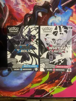 Pokemon TCG: Black Bolt & White Flare Factory Sealed Booster Bundle Set of 2 - Image 1