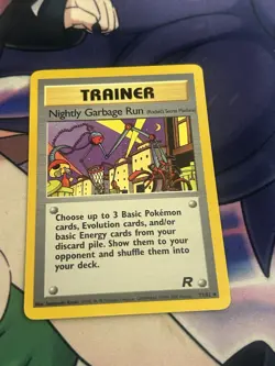 Pokemon Nightly Garbage Run 77/82 Team Rocket Trainer Uncommon Regular English - Image 1