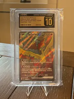 Pokemon Team Rocket's Moltres ex 112/098 Glory Team Rocket Holo CGC 10 Japanese - Image 1
